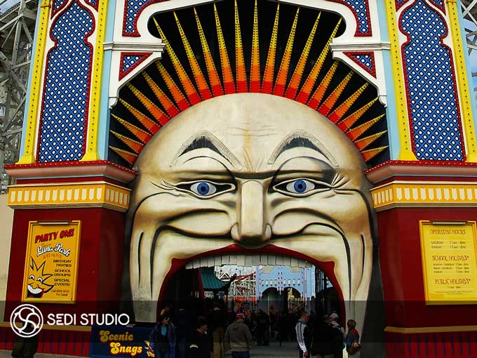 Photography in LUNA PARK MELBOURNE